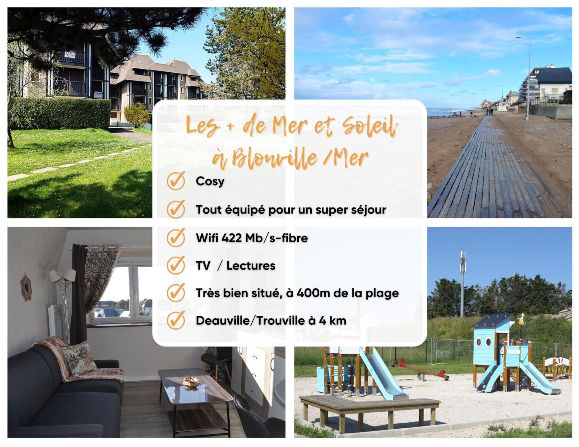 Mer Et Soleil A Blonville Sur Mer/ Deauville Exteriér fotografie